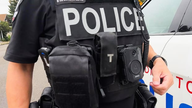 Axon body-worn camera on an EPS officer
