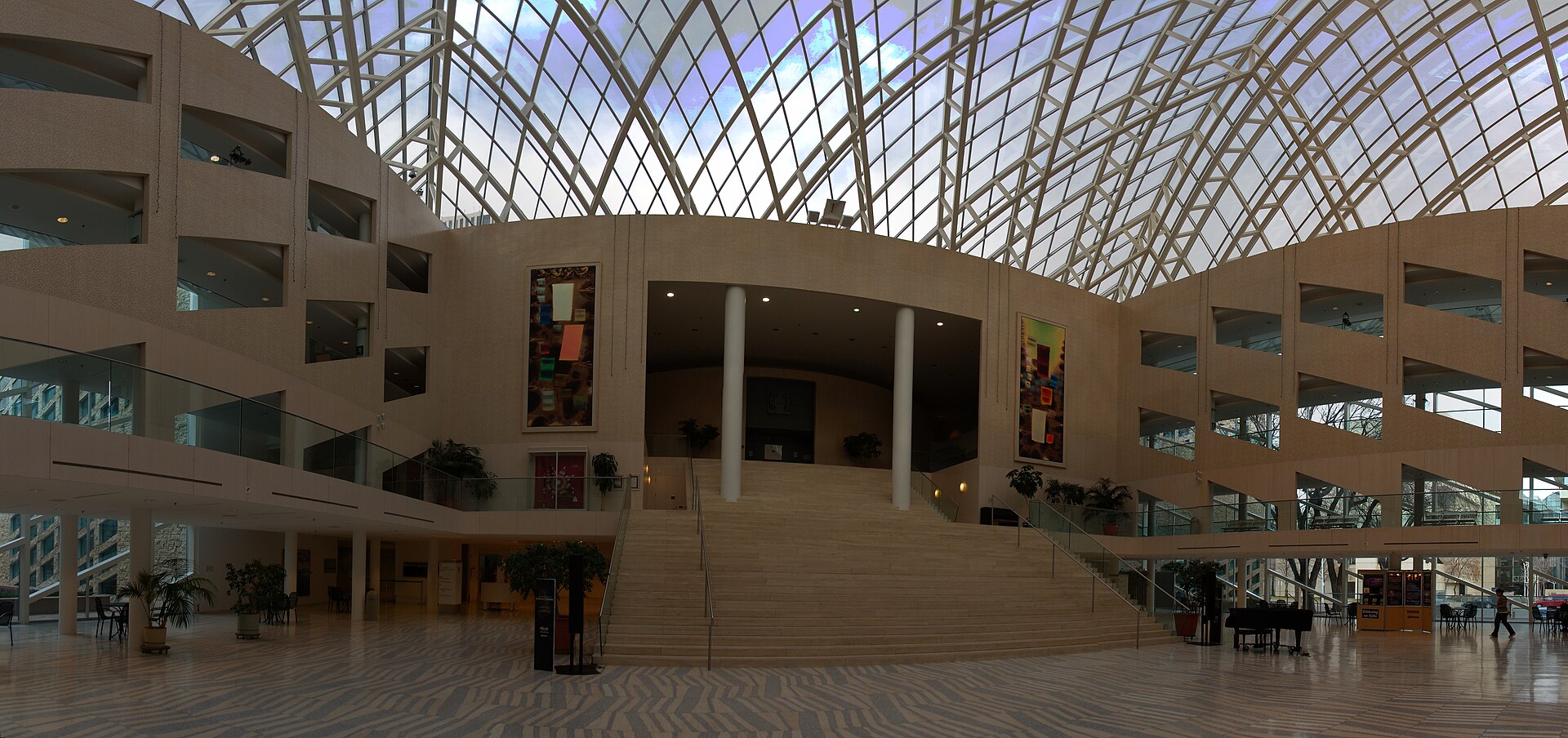Interior of Edmonton City Hall, seat of city council