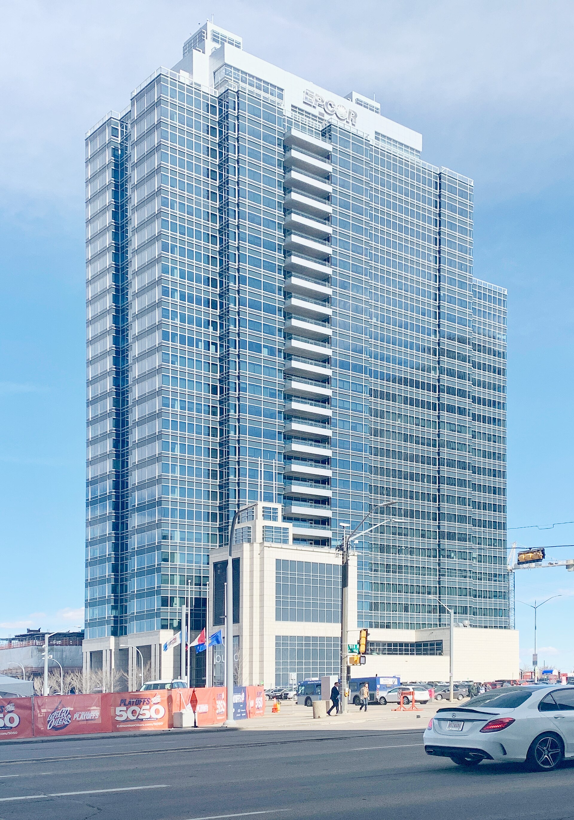 The EPCOR Tower in downtown Edmonton